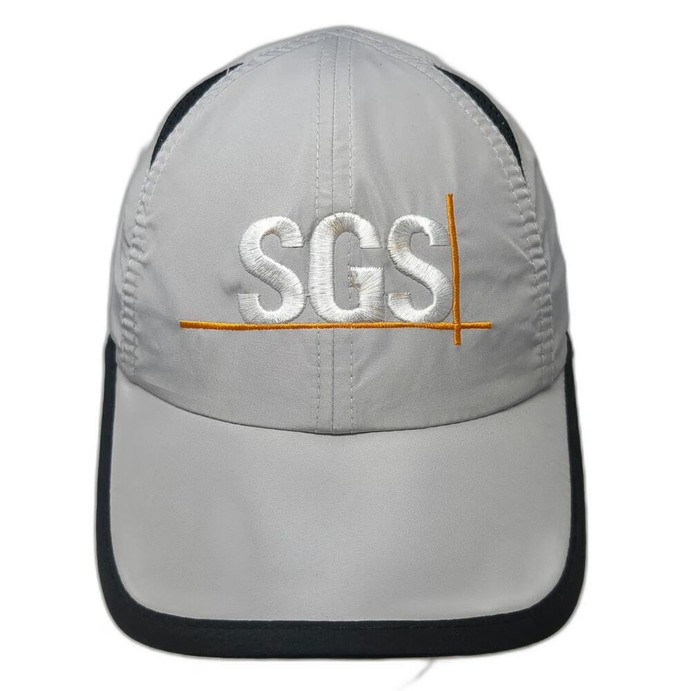 Hit Wear Baseball Cap Gray One Size SGS Performance Mesh Vents Strapback Hat